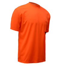 Load image into Gallery viewer, GSS 5502 - Safety Orange Hi-Viz Short Sleeve Shirt | Front Right View
