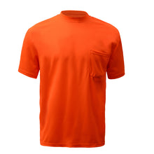 Load image into Gallery viewer, GSS 5502 - Safety Orange Hi-Viz Short Sleeve Shirt | Front View
