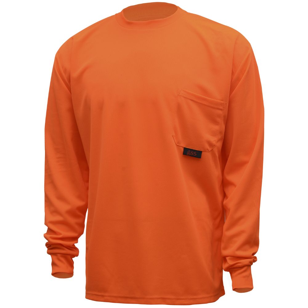 GSS 5503/5504 Moisture Wicking Long Sleeve Safety T-Shirt