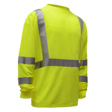 Load image into Gallery viewer, GSS 5505 - Safety Green Hi-Viz Long Sleeve Shirt | Front Right View
