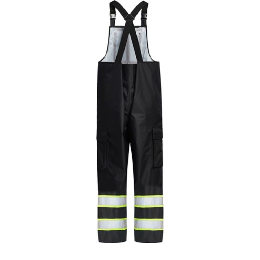 GSS 6809 Premium Black Waterproof Bib Overalls | Hi-Viz.com