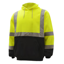 Load image into Gallery viewer, GSS 7001 - Safety Green ANSI Class 3 Sweatshirt | Front Left View

