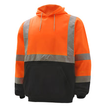 Load image into Gallery viewer, GSS 7002 - Safety Orange ANSI Class 3 Sweatshirt | Front Left View

