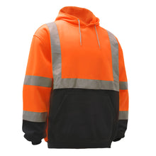 Load image into Gallery viewer, GSS 7002 - Safety Orange ANSI Class 3 Sweatshirt | Front Right View
