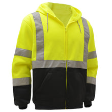 Load image into Gallery viewer, GSS 7003 - Safety Green ANSI Class 3 Sweatshirt | Front Right View
