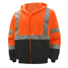 Load image into Gallery viewer, GSS 7004 - Safety Orange ANSI Class 3 Sweatshirt | Front Left View
