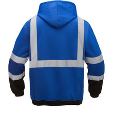 Load image into Gallery viewer, GSS 7013 - Blue Safety Vests | Back View       
