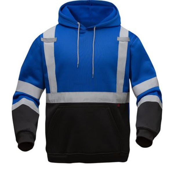 GSS 7013 Blue High Vis Pullover Sweatshirt Hi Viz