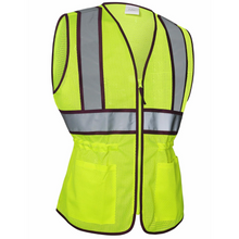 Load image into Gallery viewer, GSS 7807 - Plum Trim Women&#39;s Safety Vest | Right Front View
