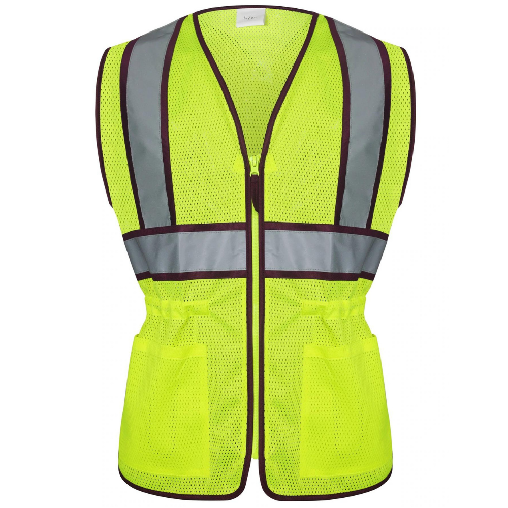 GSS 7807 - Plum Trim Women's Safety Vest | Front View