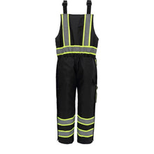 Load image into Gallery viewer, GSS 8703 - Black High Visibility Rain Pants  | Front View    
