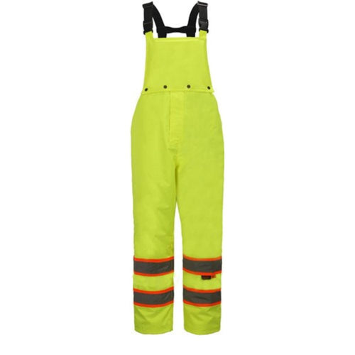 GSS FR6109 – Safety Green High Visibility Rain Pants | Front View    