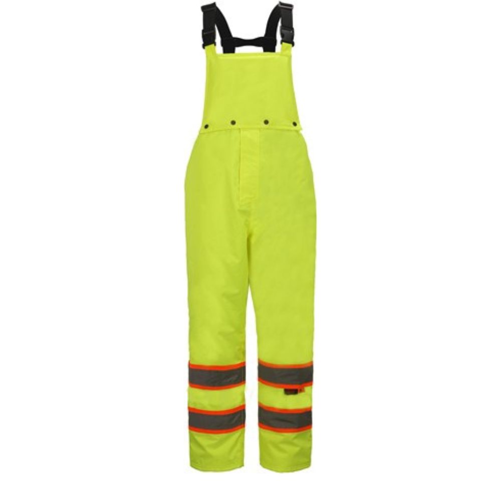 GSS FR6109 – Safety Green High Visibility Rain Pants | Front View    