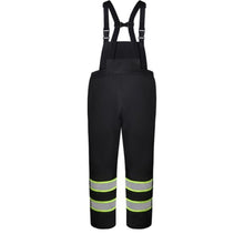 Load image into Gallery viewer, GSS FR6111 – Black High Visibility Rain Pants | Back View    
