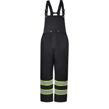 Load image into Gallery viewer, GSS FR6111 – Black High Visibility Rain Pants | Front View    
