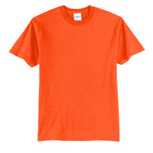 Load image into Gallery viewer, Port &amp; Company PC55 – Safety Orange Hi-Viz Short Sleeve Shirt | Front View 
