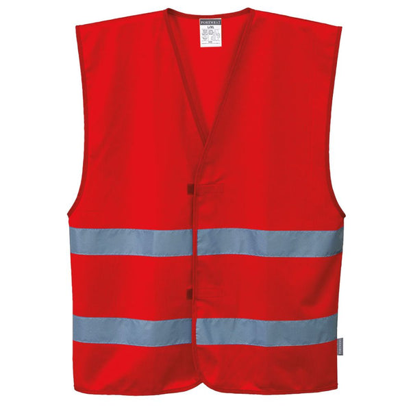 WEST.グッズ1式 portwest-f474-red-iona-vest-