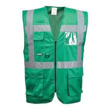 Load image into Gallery viewer, PTW F476 - Green Safety Vest | Front View    
