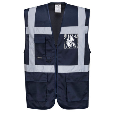 PTW UF476 - Blue Safety Vest | Front View    