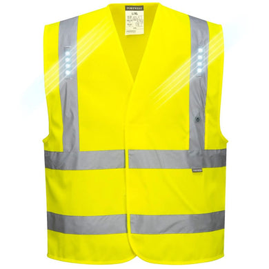 Portwest L470 - Safety Green ANSI Class 2 Safety Vests  Front View