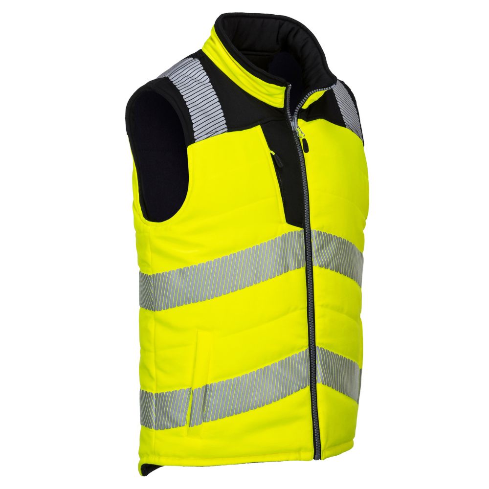 Orange - Bodywarmer polaire réversible haute visibilité (HV008F Orange - Bodywarmer polaire réversible haute visibilité (HV008F