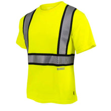 Load image into Gallery viewer, Radians DST911 – Safety Green FR High Visibility Shirts | Front Left view 
