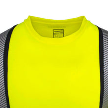 Load image into Gallery viewer, Radians DST911 – Safety Green FR High Visibility Shirts | Neckline view 
