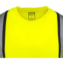 Load image into Gallery viewer, Radians DST921 – Safety Green FR High Visibility Shirts | Neckline view 
