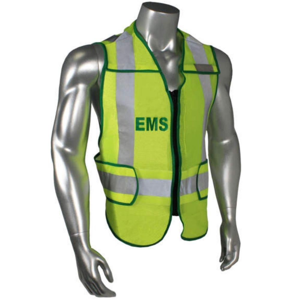 Radians LHV-207DSZR-EMS – EMS Safety Vest | Front View 