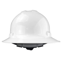 Load image into Gallery viewer, Radians QHR6 White 6 Point Ratchet Full Brim Hard Hat
