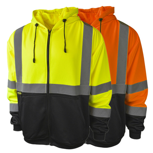 Safety zip up hoodies on sale