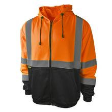Load image into Gallery viewer, Radians SJ01B-3ZOS - Safety Orange ANSI Class 3 Sweatshirts | Front View
