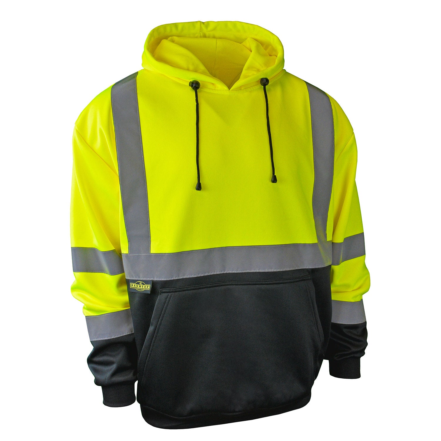 Radians SJ02B, Hooded Pullover Sweatshirt, Class 3, with Draw Strings