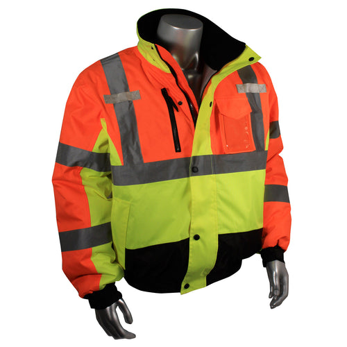 Radians SJ12-3ZMS - Multi-Color Hi-Viz Bomber Jacket | Front Right View