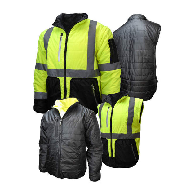 Reversible safety jacket deals