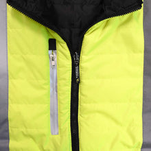 Load image into Gallery viewer, Radians SJ510 - Safety Green Hi-Viz Bomber Jackets | Zipper View
