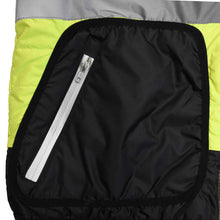 Load image into Gallery viewer, Radians SJ510 - Safety Green Hi-Viz Bomber Jackets | Pocket View
