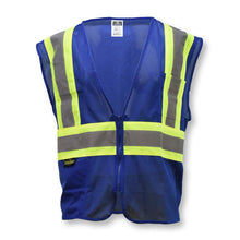 Load image into Gallery viewer, Radians SV22-1ZBLM - Blue ANSI Class 1 Safety Vest | Front View
