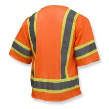 Load image into Gallery viewer, Radians SV22-3ZOM - Safety Orange ANSI Class 3 Safety Vest | Back Right View
