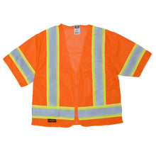 Load image into Gallery viewer, Radians SV22-3ZOM - Safety Orange ANSI Class 3 Safety Vest | Front Flat View
