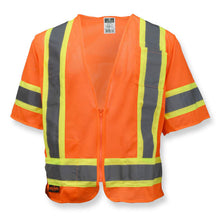 Load image into Gallery viewer, Radians SV22-3ZOM - Safety Orange ANSI Class 3 Safety Vest | Front View
