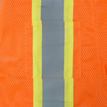 Load image into Gallery viewer, Radians SV22-3ZOM - Safety Orange ANSI Class 3 Safety Vest | Pocket View
