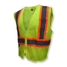 Load image into Gallery viewer, Radians SV225-2ZGM - Safety Green ANSI Class 2 Safety Vest | Front Left View
