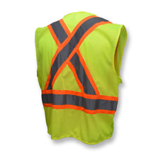 Load image into Gallery viewer, Radians SV22X-2ZGM - Safety Green ANSI Class 2 Safety Vest | Back Right View
