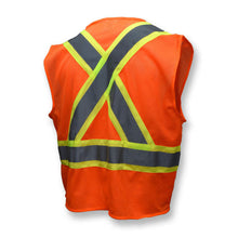 Load image into Gallery viewer, Radians SV22X-2ZOM - Safety Orange ANSI Class 2 Safety Vest | Back Right View
