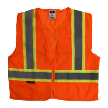 Load image into Gallery viewer, Radians SV22X-2ZOM - Safety Orange ANSI Class 2 Safety Vest | Front View Flat
