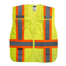 Load image into Gallery viewer, Radians SV24-2ZGM - Safety Green Safety Vest | Front Flat View
