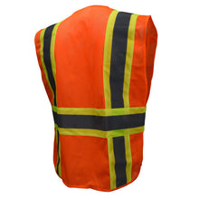 Load image into Gallery viewer, Radians SV24-2ZOM - Safety Orange Safety Vest | Back Right View
