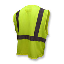 Load image into Gallery viewer, Radians SV25-2ZGM - Safety Green ANSI Class 2 Safety Vest | Back Right View
