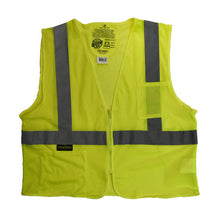 Load image into Gallery viewer, Radians SV25-2ZGM - Safety Green ANSI Class 2 Safety Vest | Front Flat View
